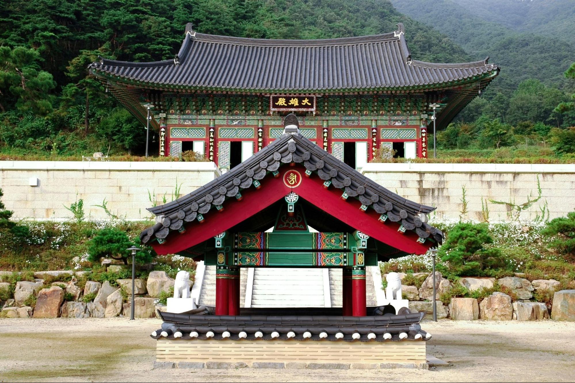Ancient temple in South Korea