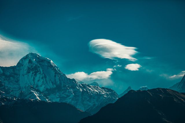Annapurna mountain range 
