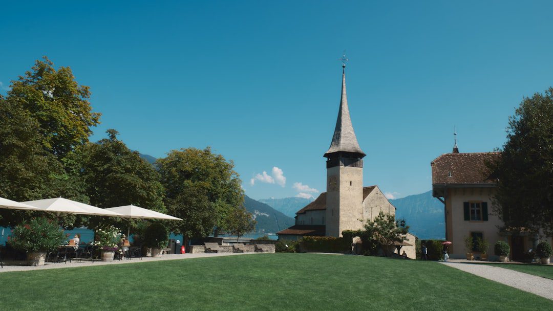 Spiez Castle, one of the famous monuments in Switzerland