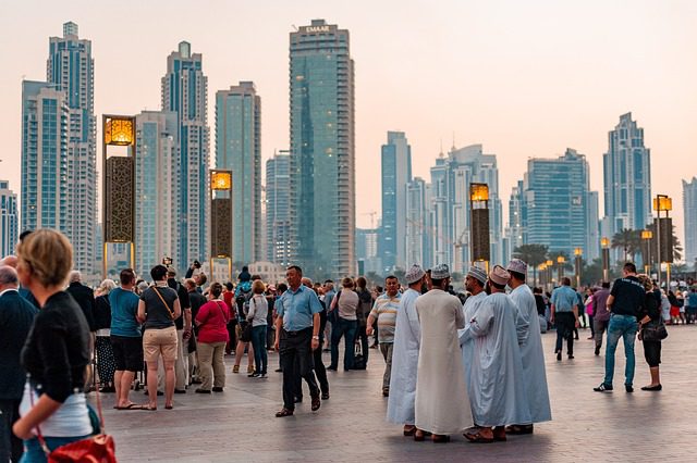 View of downtown Dubai